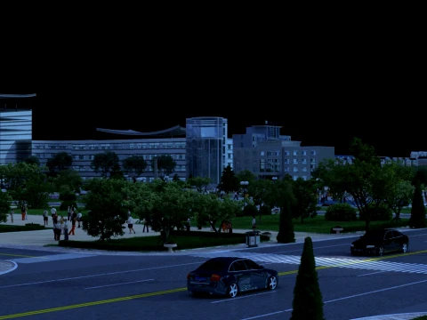 Urban architecture 3D Model
