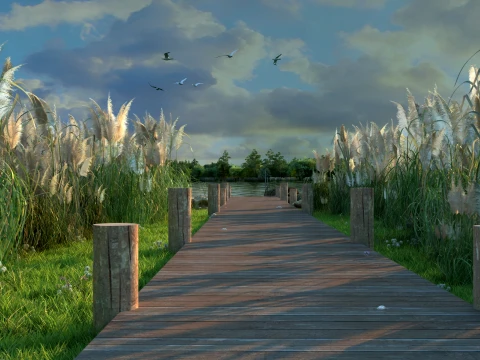 Lakeside 3D Model