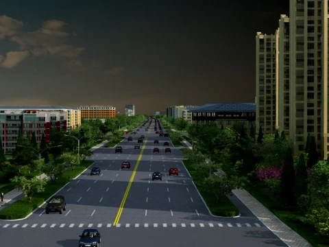 Urban architecture 3D Model