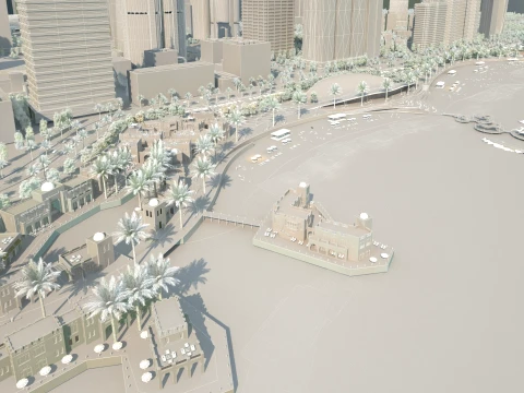 Urban architecture 3D Model
