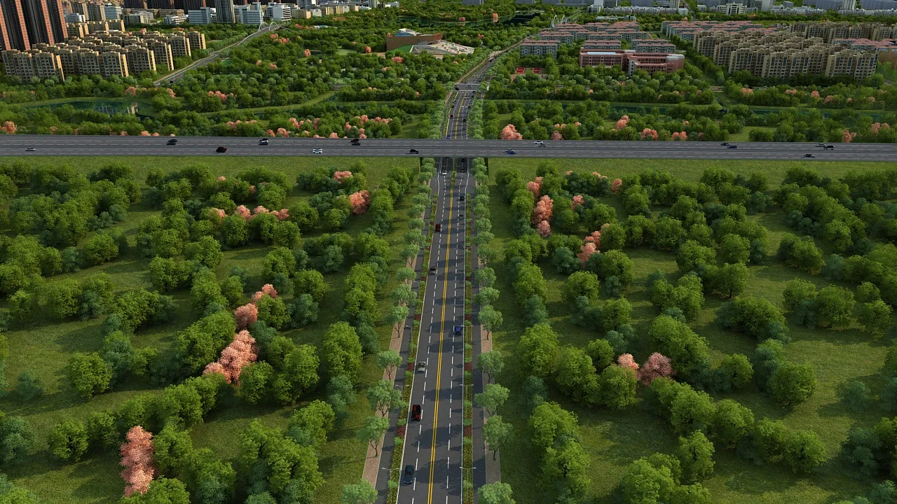 Highroad 3D Model .c4d .max .obj .3ds .fbx .stl .blend 