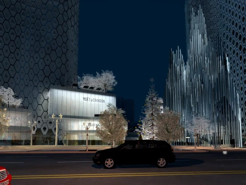 Urban architecture 3D Model