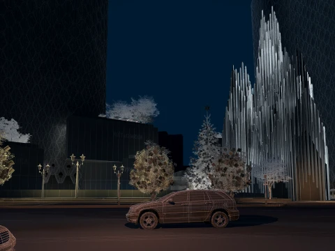 Urban architecture 3D Model