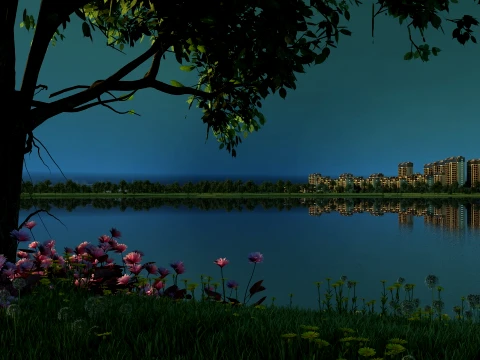 Riverside 3D 모델