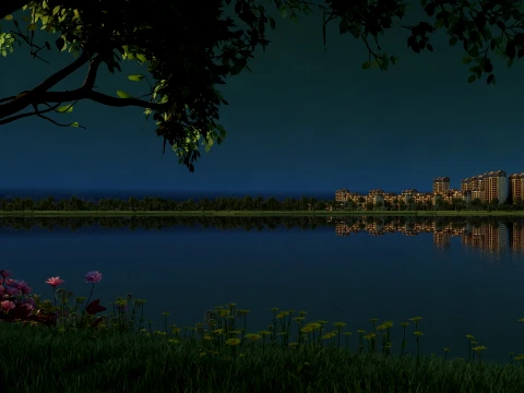 Riverside 3D Model