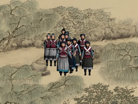 Dai women 3D 모델