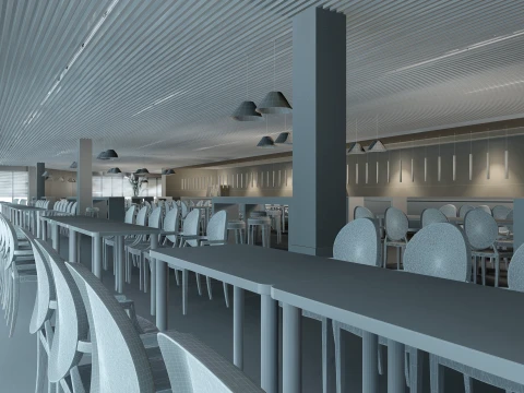 Dining room 3D Model