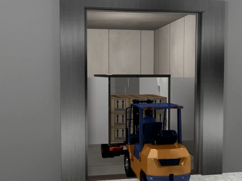 Forklift 3D Model