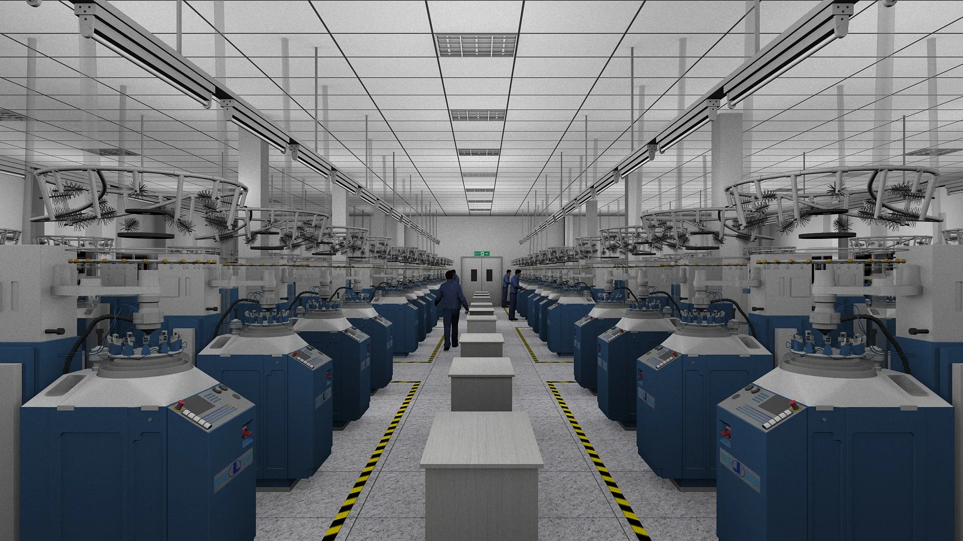 Factory 3D Model .c4d .max .obj .3ds .fbx .stl .blend 