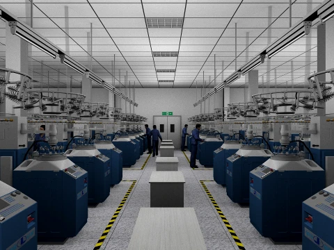 Factory 3D Model