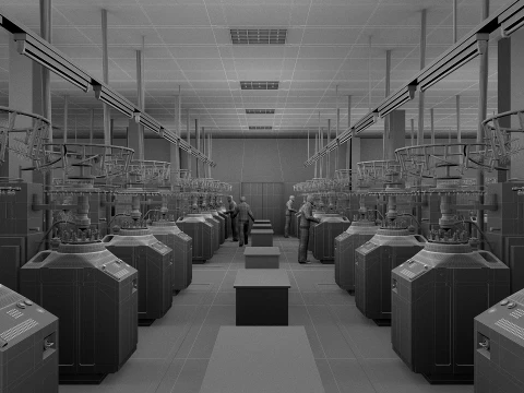 Factory 3D Model