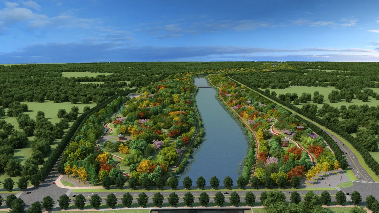 Park 3D Model .c4d .max .obj .3ds .fbx .stl .blend