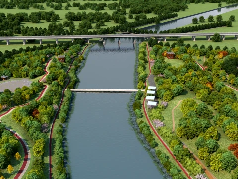 Park 3D Model