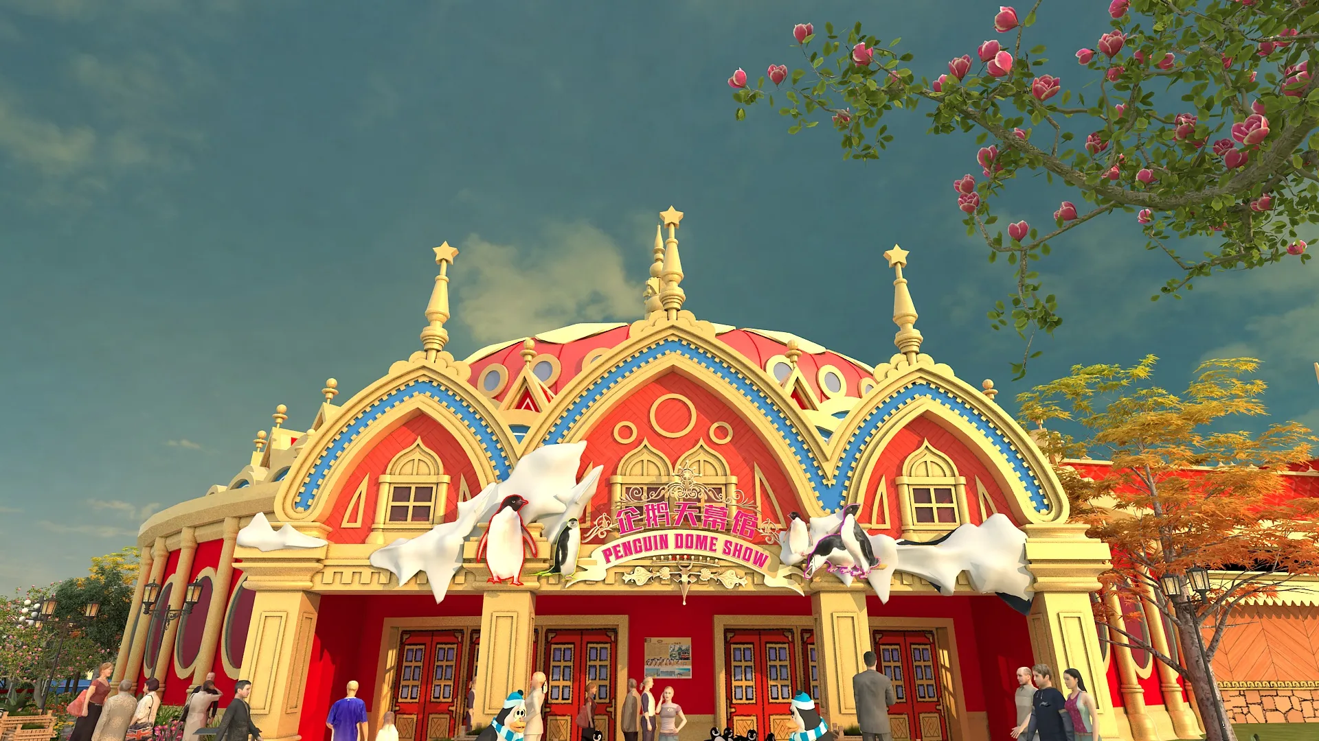 Ocean Park 3D Model .c4d .max .obj .3ds .fbx .stl .blend 