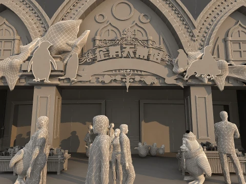 Ocean Park 3D Model