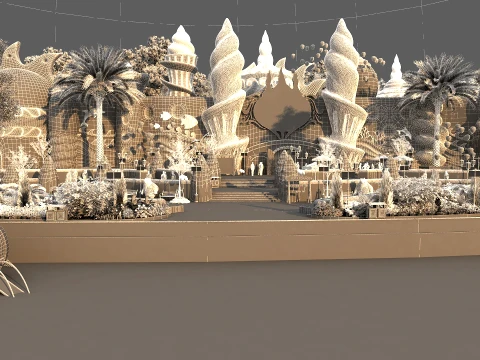 Ocean Park 3D Model