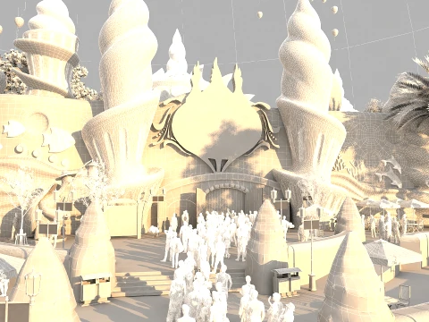 Ocean Park 3D Model