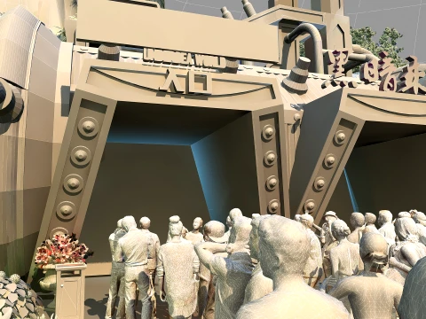 Ocean Park 3D Model