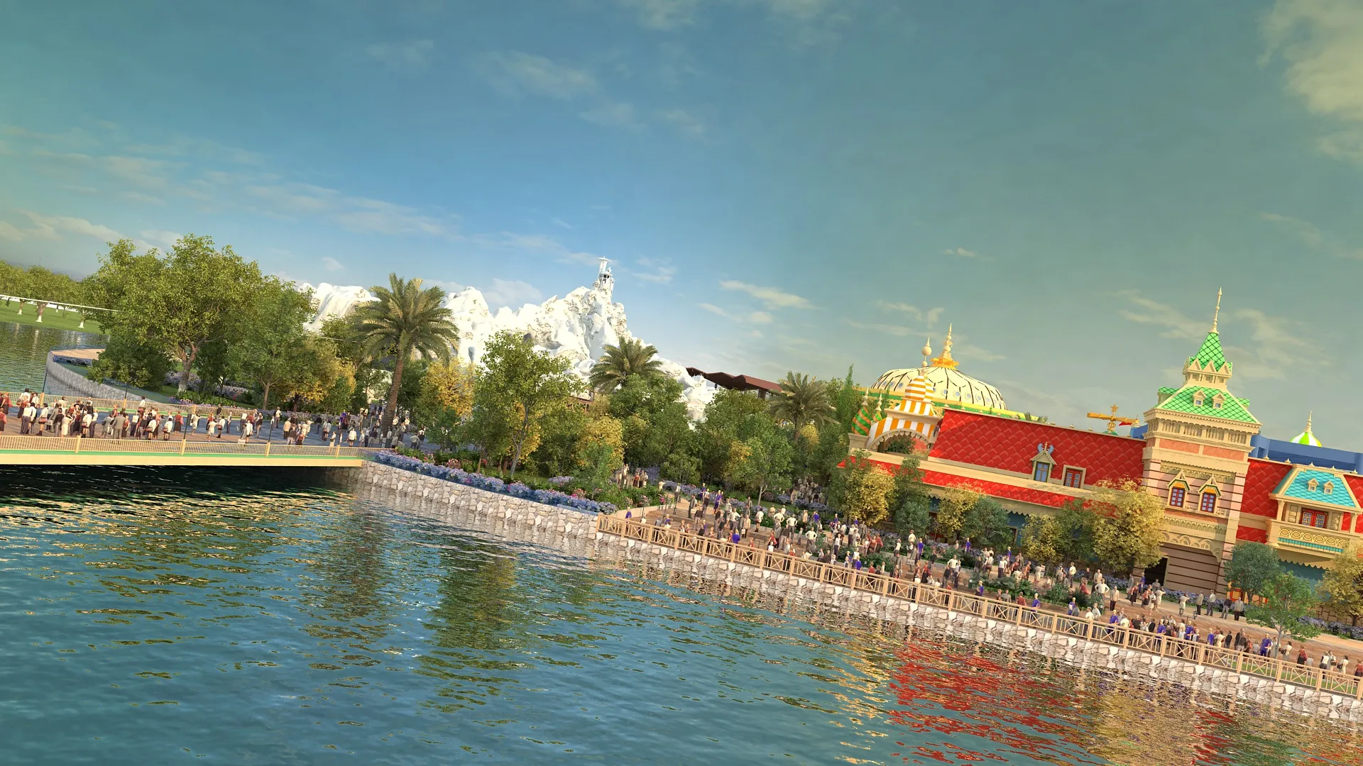Ocean Park 3D Model .c4d .max .obj .3ds .fbx .stl .blend 