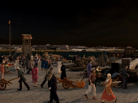 Ancient port 3D 모델