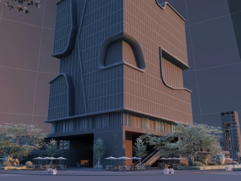 Flat 3D Model
