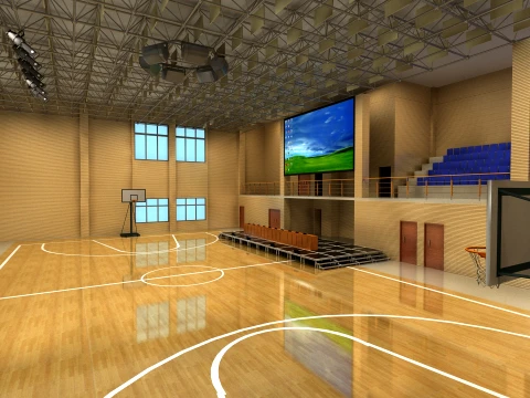 Basketball arena 3D Model