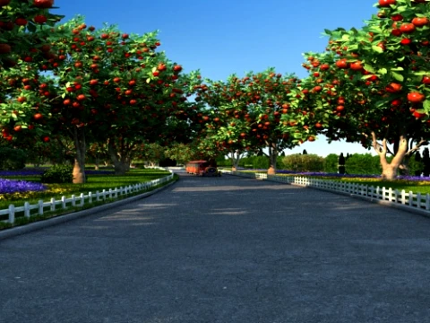 Apple orchard 3D 모델