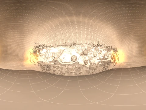 Stone wall 3D Model