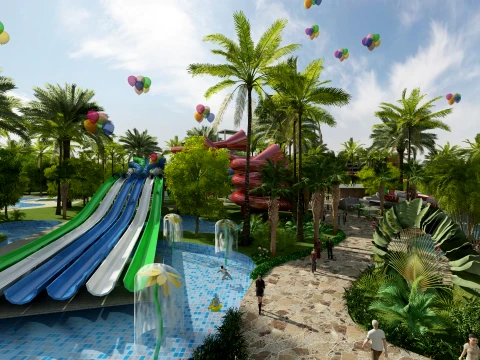 Water park 3D 모델