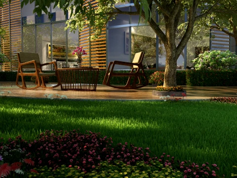 Courtyard Model 3D