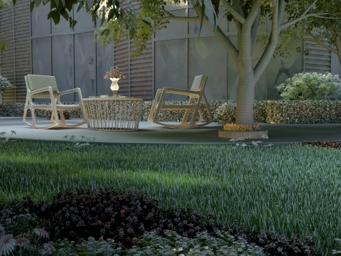 Courtyard Model 3D