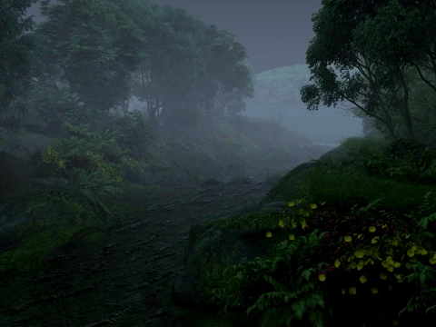 Tropical rainforest Modello 3D