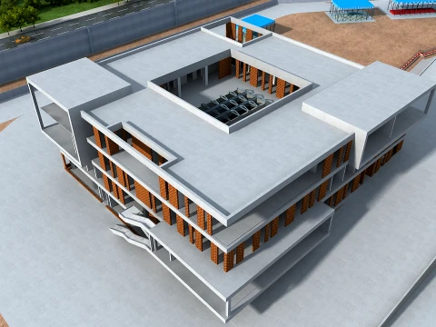 Construction site 3D Model