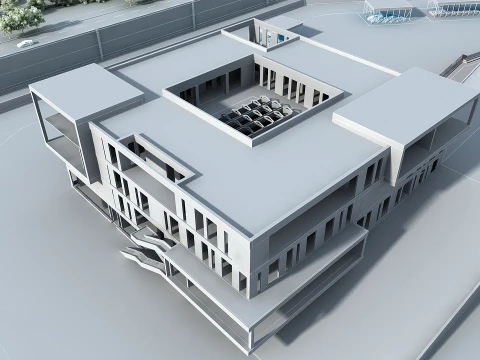 Construction site 3D Model