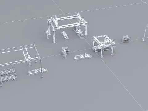 Machine 3D Model