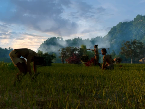 Primitive tribe Modèle 3D