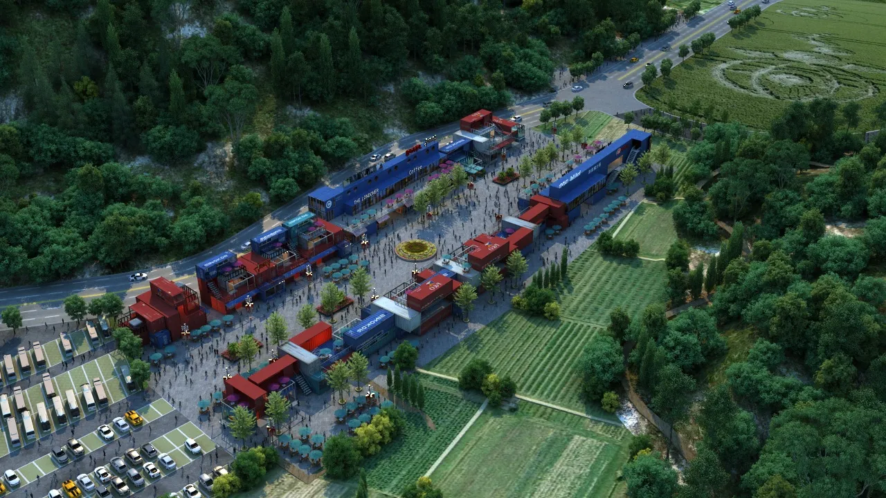 Park 3D Model .c4d .max .obj .3ds .fbx .stl .blend 