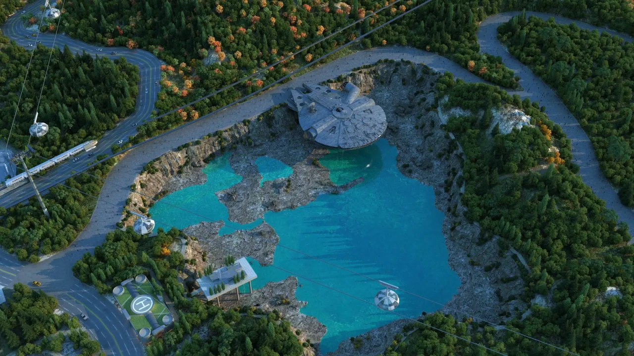 Park 3D Model .c4d .max .obj .3ds .fbx .stl .blend
