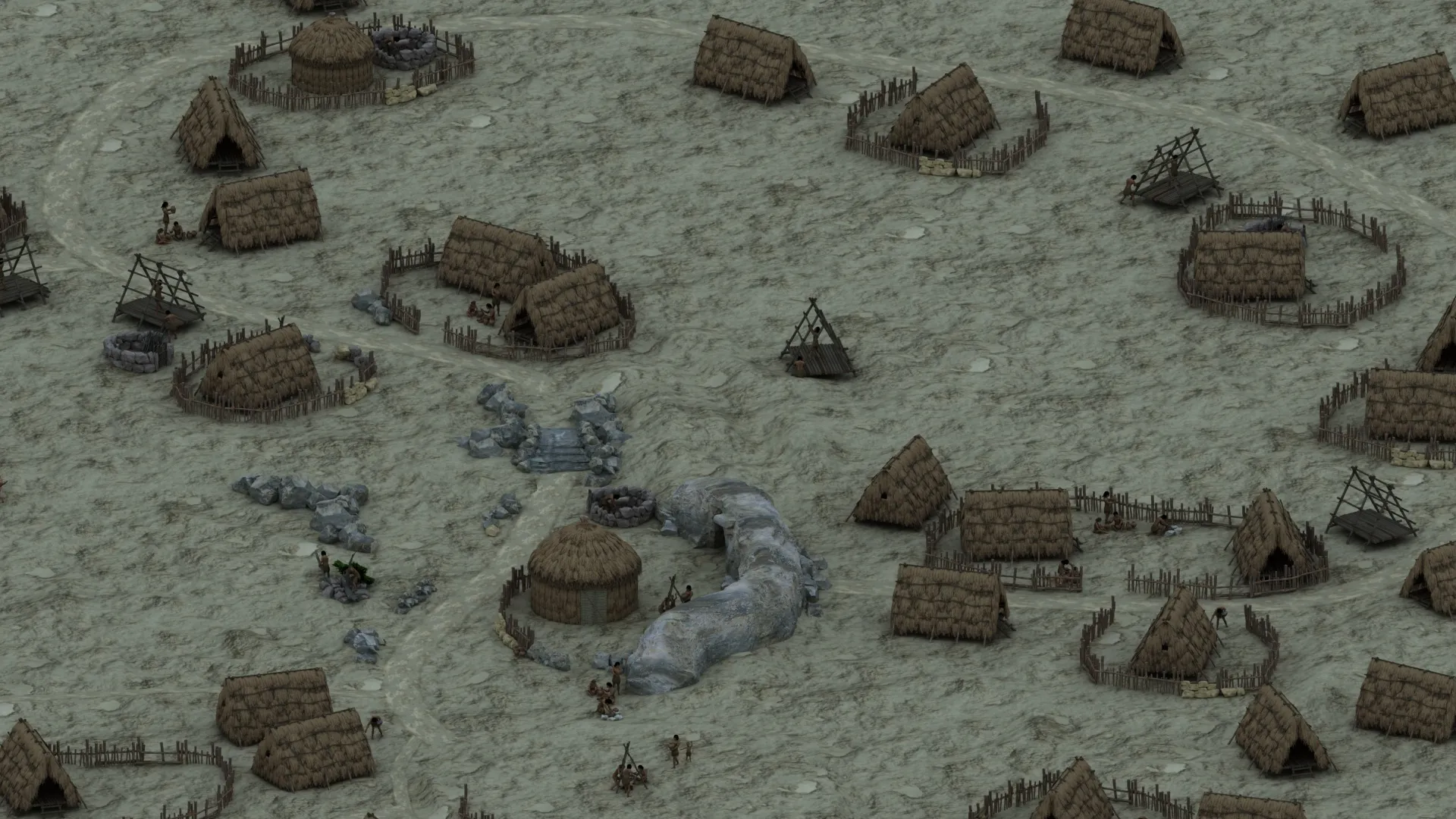 Primitive tribe 3D Model .c4d .max .obj .3ds .fbx .stl .blend