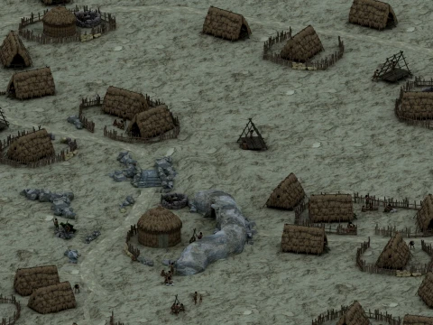 Primitive tribe 3D Model