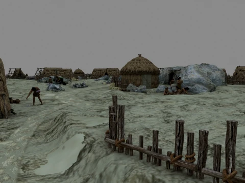 Primitive tribe 3D Model