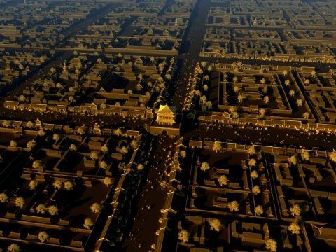 Ancient City Xian 3D Model