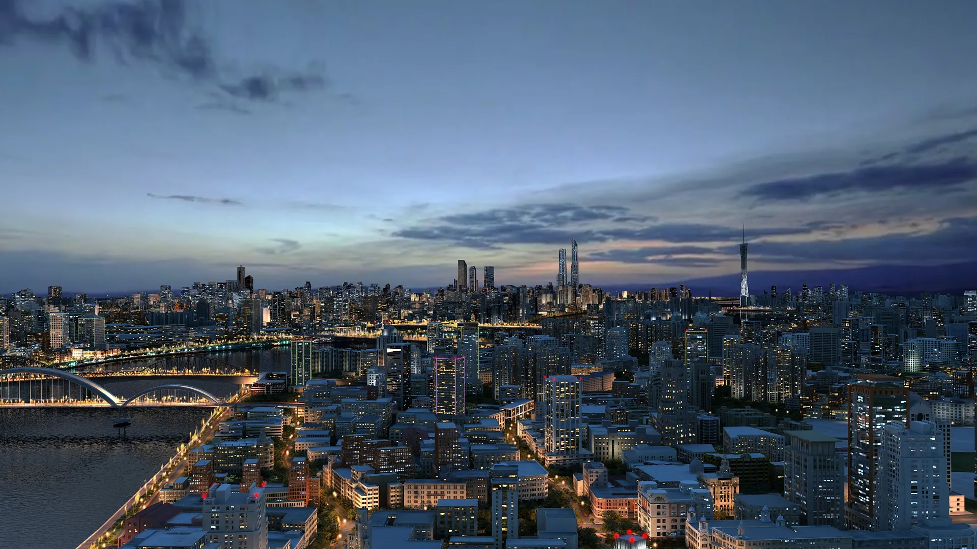 Urban architecture 3D Model .c4d .max .obj .3ds .fbx .stl .blend 