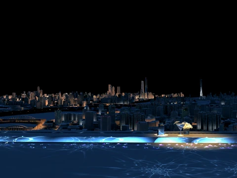 Urban architecture 3D Model