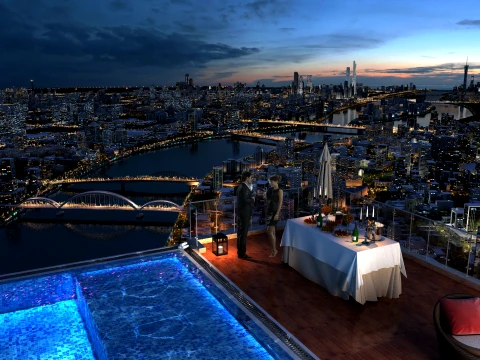Urban architecture 3D Model