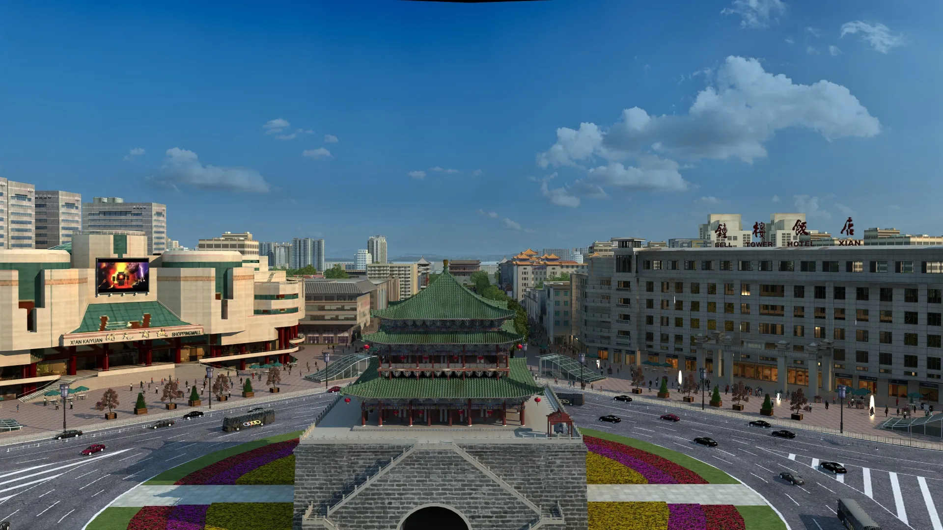 Urban architecture 3D Model .c4d .max .obj .3ds .fbx .stl .blend