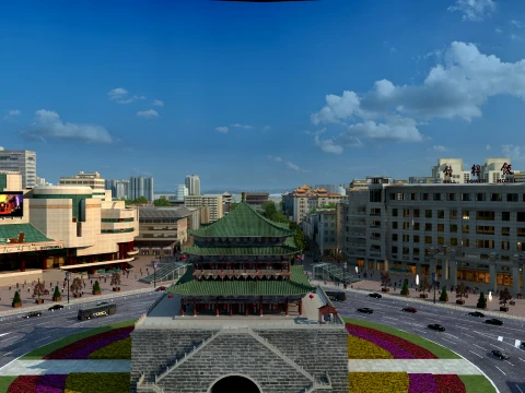 Urban architecture 3D Model