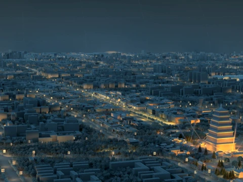 Urban architecture 3D Model