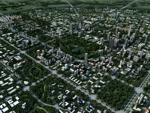 Urban architecture 3D Model