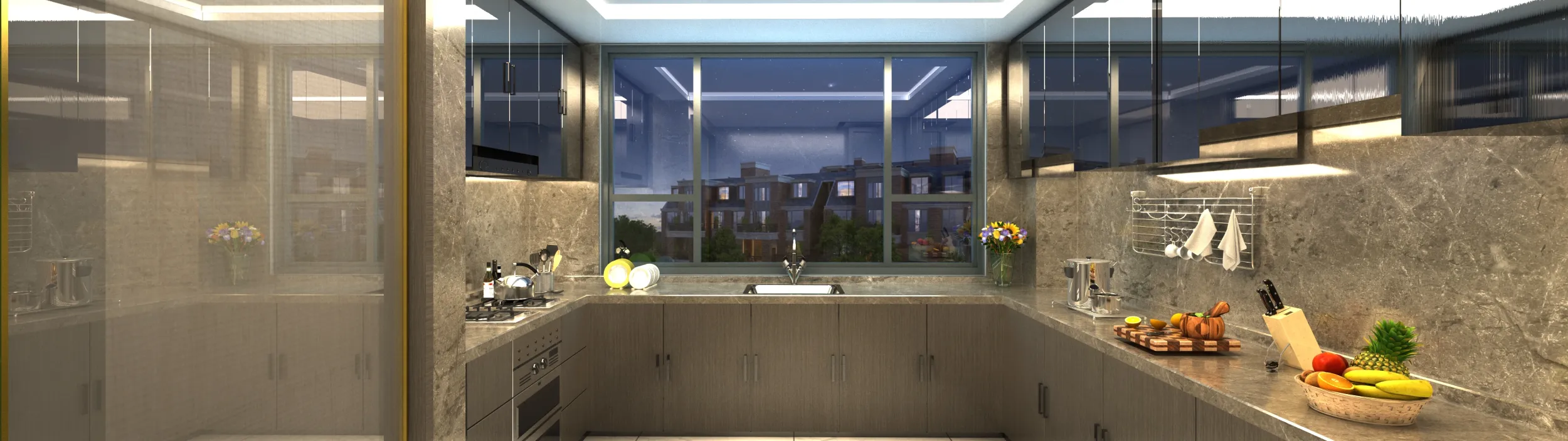 Kitchen 3D Model .c4d .max .obj .3ds .fbx .stl .blend 
